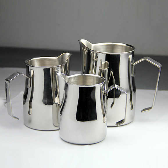 Description Picture 5 of itemFeiC 1pc 350ml/550ml/750ml Motta style Stainless Steel Milk Pitcher/Jug Milk Foaming Jug/Non-stick coatin for Barista latte art