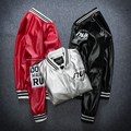 2016 Korean Style Fashion Men s Clothing Popular Locomotive PU Leather Jacket Leisure Coat