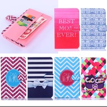 For Samsung Galaxy Tab 3 Lite 7.0 T110 T111 Case Painting wallet Leather Stand Cover With Card Slots Tablet Accessories S5E22D