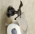 FREE SHIPPING Europe Style Wall Mounted Antique Brass Toilet Paper Holder Bathroom Paper Box With Cover