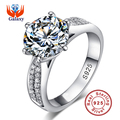 Lose Money Promotion Fine Jewelry 100 Solid Sterling Silver Ring Inlay 2 Carat SONA CZ Diamond