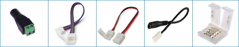 3528 5050 RGB led strip Cold white Warm white blue red green yellow with remote control and power adapter (7)