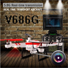 New Arrivals! Wltoys RC Quadcopter V686 4G Memory Card/4CH 6-Axis Drone Remote Control Helicopter Chirdren’s Toy Gift