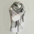 za Winter 2016 Tartan Scarf Desigual Plaid Scarf New Designer Unisex Acrylic Basic Shawls Women s