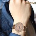 Fashion Female Watch Women Montre Femme Ladies Watch Vintage Leather Wood Grain Analog Quartz watch hour