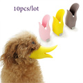 Wholesale 10pcs lot Silicone duck mouth design dog mask muzzle Great Bark bite stop anti bite