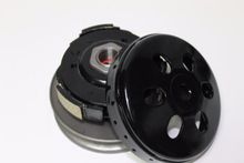 A modified high-performance black PULLEY ASSY DRIVEN 1P52QMI 1P57QMJ GY6 125 cc to 125 cc to 2000 RPM