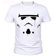 Cloning the pictures printed t-shirts White Summer Style Tshirt Manga T-shirt Star Wars Head Sublimation Graphic Print T Shirt