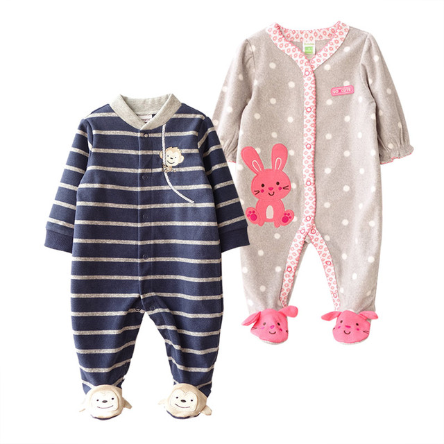 Девочка romper марка младенческой мальчик флис костюм тела ropa де bebe новорожденных малышей комбинезон новорожденных детская одежда