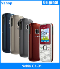 Original Nokia C1-01 Unlocked Smartphone Cheap Mobile Cell Phones with Free Shipping Single Camera Single SIM 800mAh