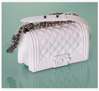 2015 summer women messenger bags Le Toyboy chain shoulder crossbody bags jelly transparent bag beach bag