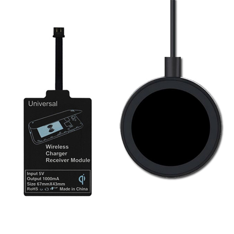 Image of Qi Universal Wireless Charging Kit Charger Adapter Receptor Pad Coil Receiver For Android Phone THL OnePlus Honor Micro USB
