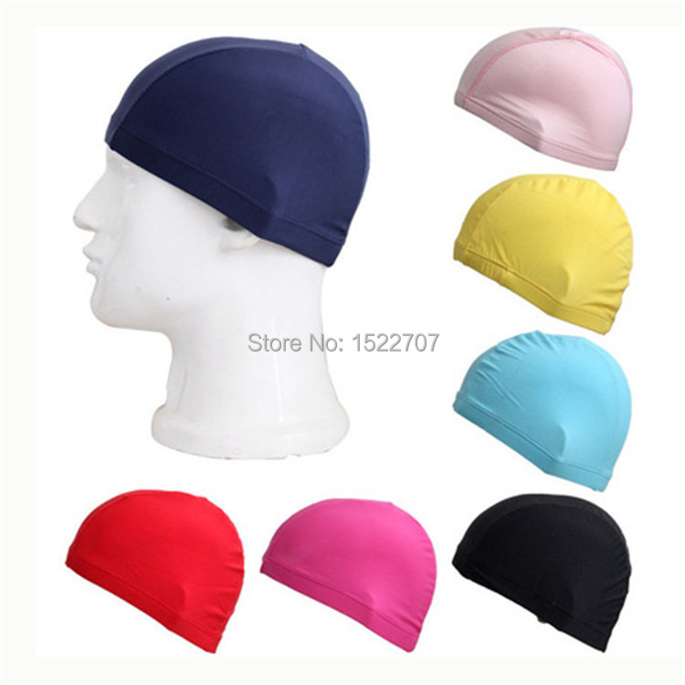 2015 hot sale women men Adult Waterproof swimming cap surf hat Protect Ears Long Hair Sports Swim Pool Shower cap free shipping