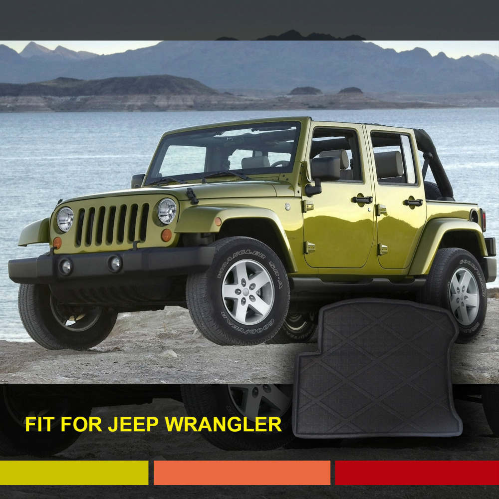 Rubber floor liner for jeep wrangler #4