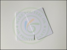 DHL free White Blank inkjet printable PVC Card Waterproof plastic ID Card business card no chip for Epson Canon Inkjet printer