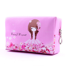 Promotional Lovely Girl Cute Cosmetic Case Bag Large Capacity Portable Women Makeup Cosmetic Bags Storage Travel Bags