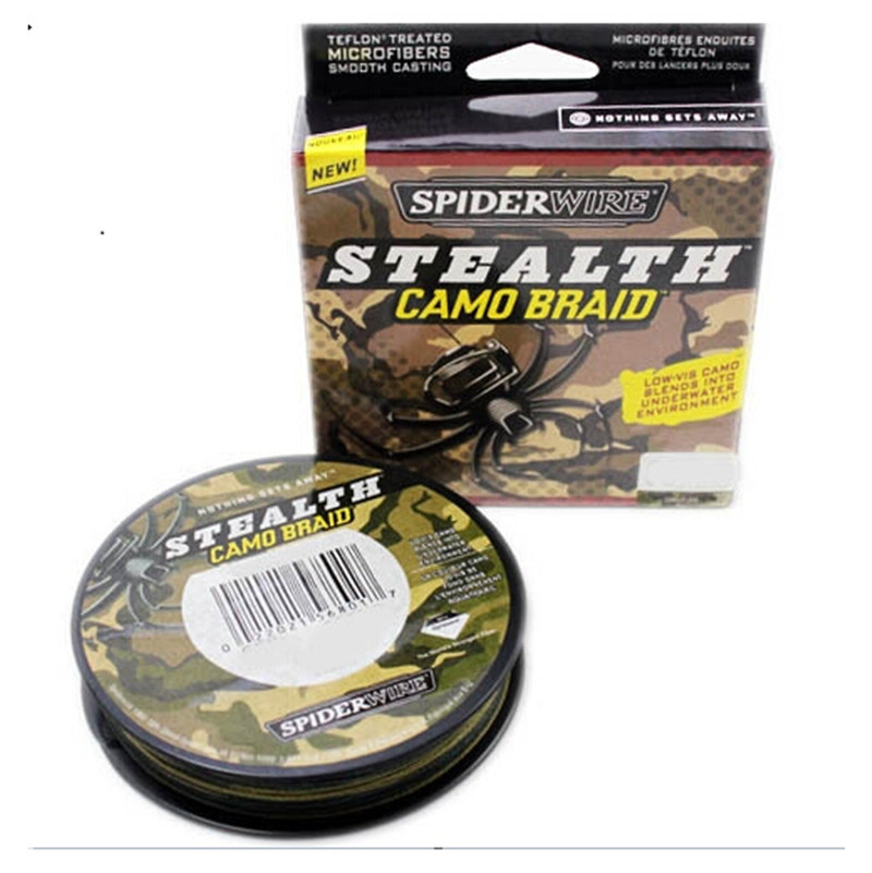 Spiderwire Stealth Camo Braid Fishing Line 300yd 15lb 30lb 50lb 65lb