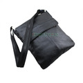 New Men s Genuine Leather Vintage Flat Flap Cross body Shoulder Messenger Business Casual Bag