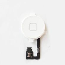 100 Guarantee Original Home Button Menu with Flex Cable Key Cap for iPhone 4 4G Home