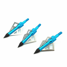 RJ025 6pcs target hunting arrowheads tips arrows hunting archery target for arrow 100 grain hunting arrowheads