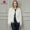 Sinofashion 2016 new autumn and winter Faux fur coat long sleeved floating hair coat hair coat
