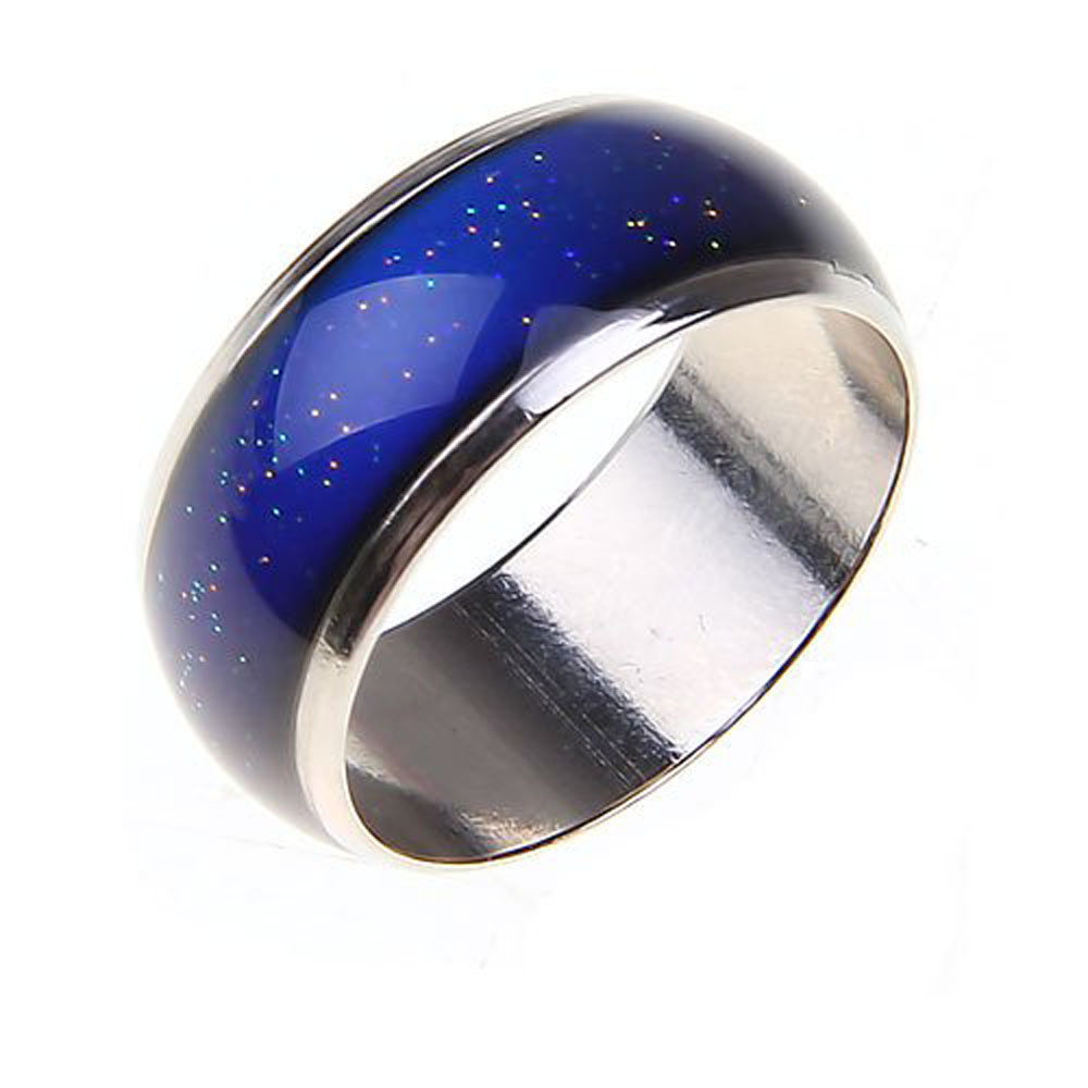 New Hotsale Best Price In Aliexpress promotion Emotion Feeling Mood Color Changeable Alloy Ring US Size 7 1/2