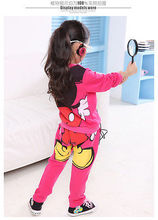 Retail 1 set kids Minnie Mickey sport suits 3 12 years boys girls cartoon set children
