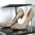 New Brand Fashion Women Pumps Red Bottom Thin High Heel Pumps Shoes For Women Pointed Toe