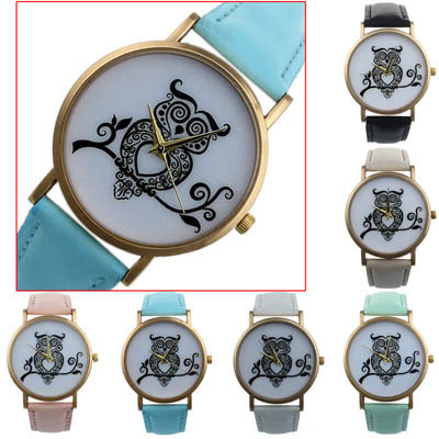 Гаджет  Free Shipping 2015 New Fashion Owl Watches Women Dress Watch Stylish Women Clock Casual Watch Quartz Watches Relogios Feminino None Часы