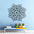 size 56 56cm Wall Decal Vinyl Sticker Om Oum Sign Yoga Meditation Sport Gym Decor Mandala