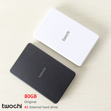 Free shipping New Styles TWOCHI A1 Original 2.5” External Hard Drive 80GB Portable HDD Storage Disk Plug and Play On Sale
