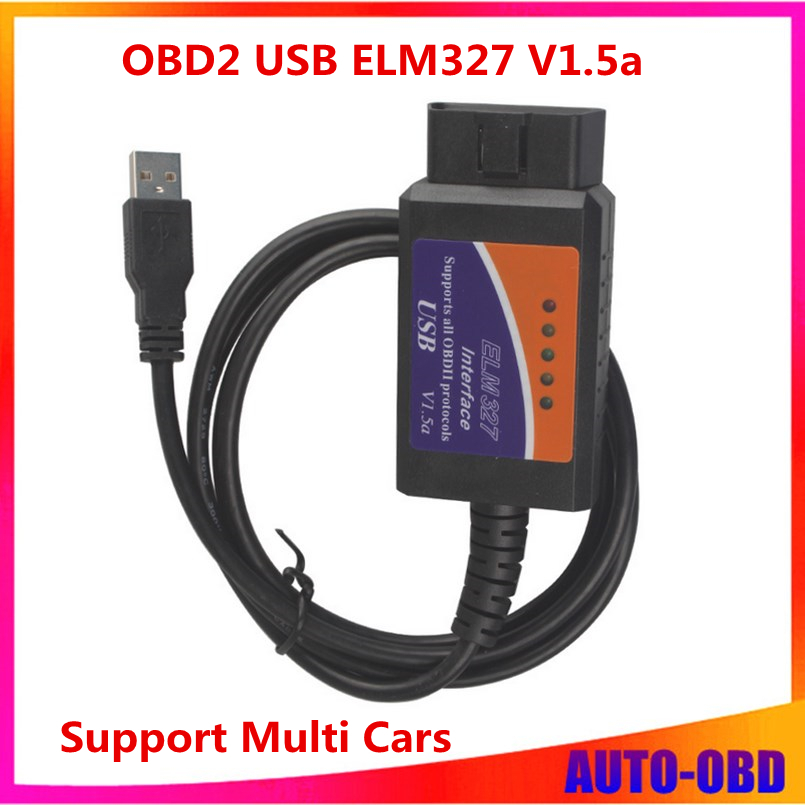 Image of New ELM327 USB ELM 327 OBD2 OBDII V1.5a Auto Diagnostic Interface Scanner Code Reader Fress shipping