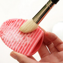 Silicone Brushes Cleaning Egg Brush egg Cosmetic Brush Cleanser Make up Makeup Brush Cleansing Tools LB