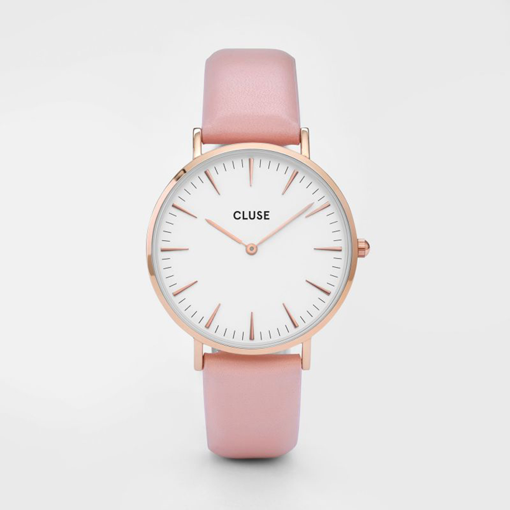 Image of Cluse Quartz Watch For Women Men Famous Brand Pink Watches Relojes Hombre 2016 Montre Homme Designer Reloj Casual Leather Clock