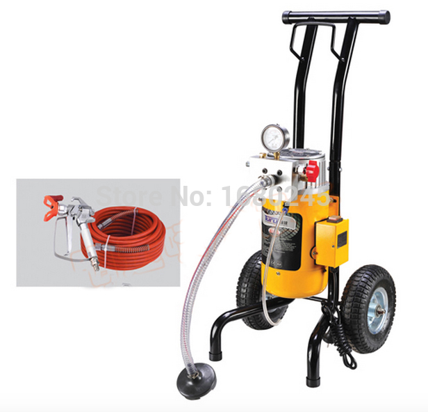 Professional airless paint sprayer M819 B with spray gun nozzle tip 517 519 extend pole electric
