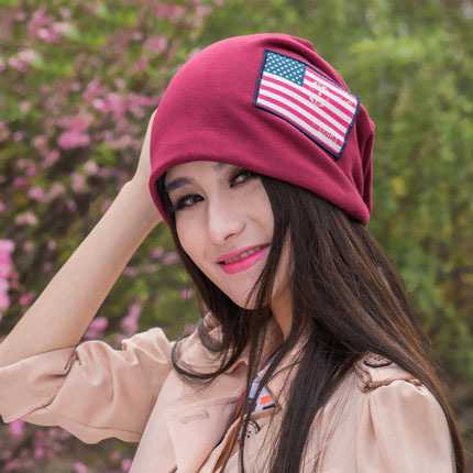 Brand New women Hip Hop Ring Warm Beanie Cap Winte...