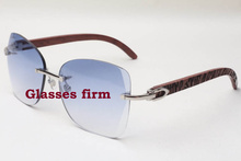 2016 New luxury Plaid wooden sunglasses, men or women Eyewear 8100908 Size: 59-18-135mm
