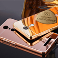 ON SAEL 2017 NEW Luxury Aluminum Frame With Plastic Mirror Back Cover Case For xiaomi Redmi