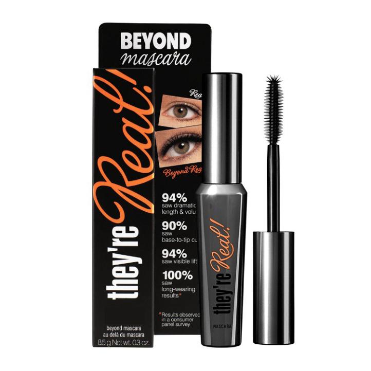 2014 New Professional Black They re Real Beyond Mascara Thick Lengthening Makeup Mascara Brand Waterproof