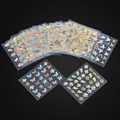 24 Pieces One Sheet Moon Butterfly Animal Design Beauty Polishing 3D Nail Art Stickers For Nails