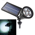 New Arrival Led Solar Light Outdoor 4 LEDs Solar Power Spotlight Garden Lawn Lamp Landscape Spot