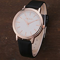 2016 Fashion Quartz Watch lovers Watches Women Men Dress Watches Leather Dress Wristwatches Simple Casual Watches
