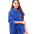 HOT SALE Women Lady Spring Autumn Great Neck Long Voile Scarf Shawl Wrap Della Stole Solid