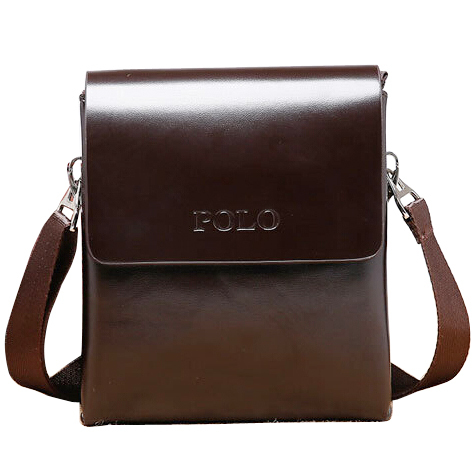 Image of 2015 New Men's Leather Bags Genuine Brand Mens Messenger Bag High Quality Small Travel Crossbody Handbag for Man XB113