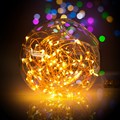 4 Colors 4M 40LED Strip Copper Wire Christmas lights Decoration Holiday Lighting With Battery Box LED