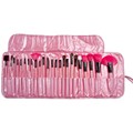 Top Quality Professional 24 pcs Makeup Brush Set tools Make up Toiletry Kit Wool Brand Make