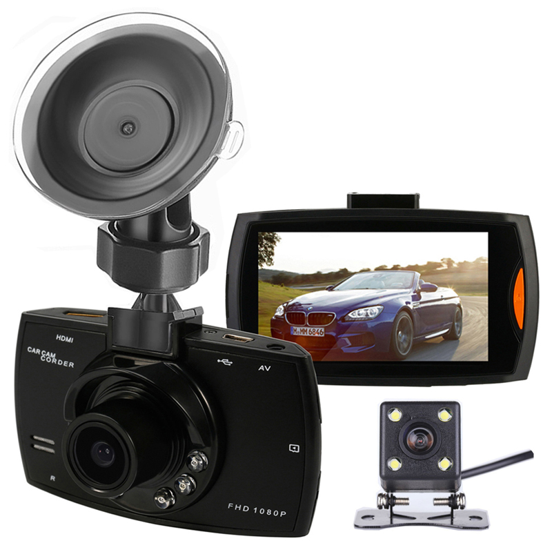 Купить автомобиль камеры двойной линзы 1080p видеомагнитофон автомобиль ...
