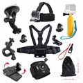 For Gopro Accessories Hero 4 5 Car suction cup Float stick Chest Mount strap SJCAM SJ4000