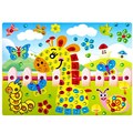 Baby Kid DIY Diamond Sticker Handmade Crysta Paste Painting Mosaic Puzzle Toys Educational Puzzle Gift FCI
