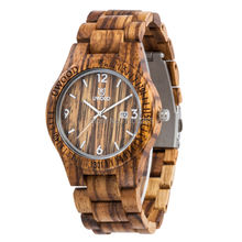 Brand new analog quartz men women wood watch slim designer 2016 wood watch orologio worldwide free